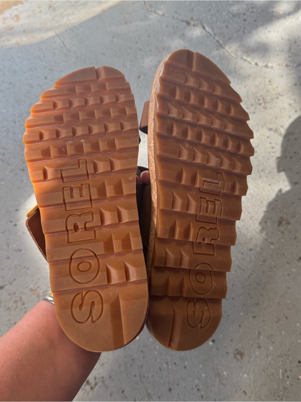 Sorel Roaming Buckle Slide sandals brown leather - Picture 8 of 8